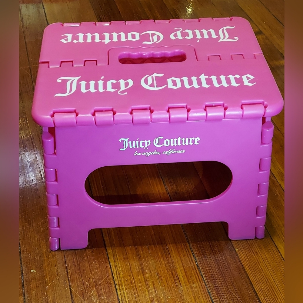 Juicy Couture Step Stool-Pink